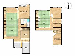 妙高市白山町2丁目　戸建て 8DKの間取り