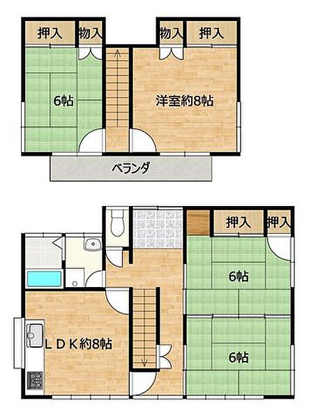 間取りを拡大表示