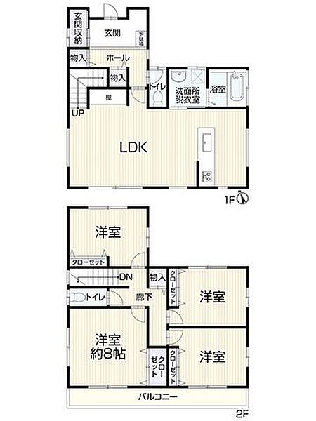 間取りを拡大表示