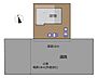 室内：【区画図】駐車2台可能。前面道路は約6ｍありますので、駐車やすれ違いがしやすいですね。