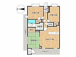 間取図画像 3LDK