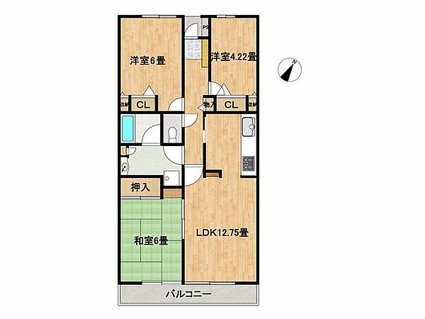 間取りを拡大表示