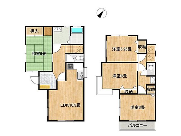 間取りを拡大表示