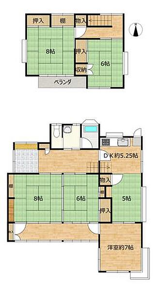 間取りを拡大表示