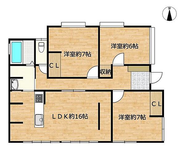 間取りを拡大表示
