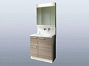 【洗面台　同仕様写真】洗面台はハウステック製の新品に交換予定。