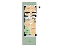 ライオンズマンション半田 3LDKの間取図画像
