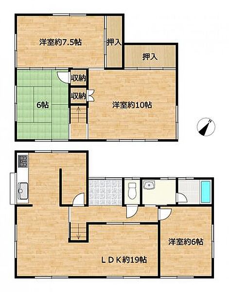 間取りを拡大表示