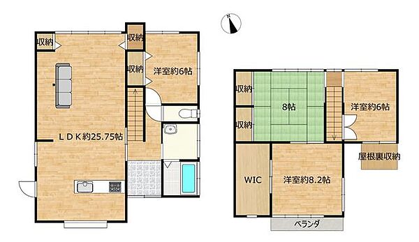 間取りを拡大表示
