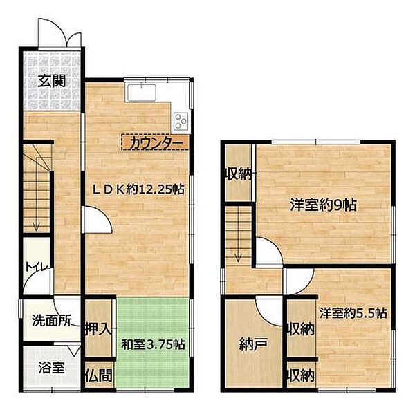間取りを拡大表示