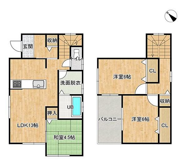 間取りを拡大表示