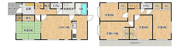 間取りを拡大表示