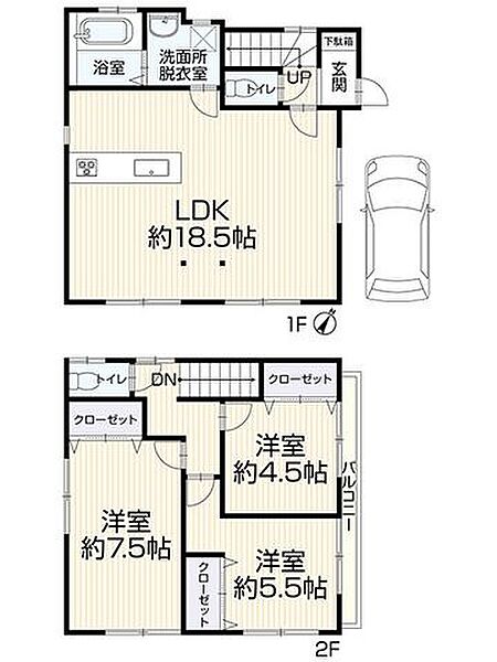 間取りを拡大表示