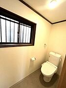 【リフォーム済】トイレは新品交換を行いました。直接肌に触れる水回りは新品が嬉しいですね。