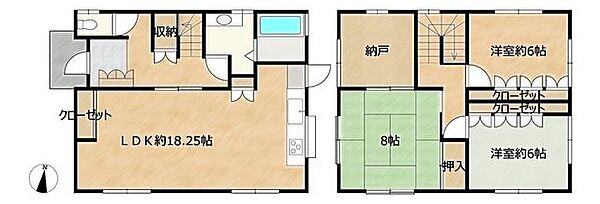 間取りを拡大表示