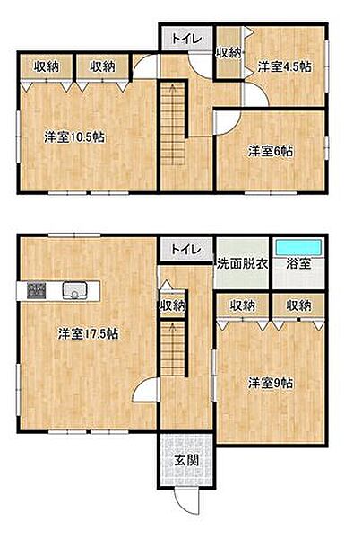 間取りを拡大表示