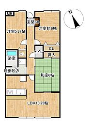 ローレルコート丹那ハイツデ・ソレイユ館 3LDKの間取図画像