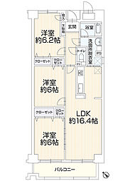 間取図画像 3LDK