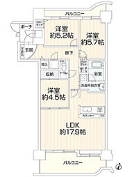 間取図画像 3LDK