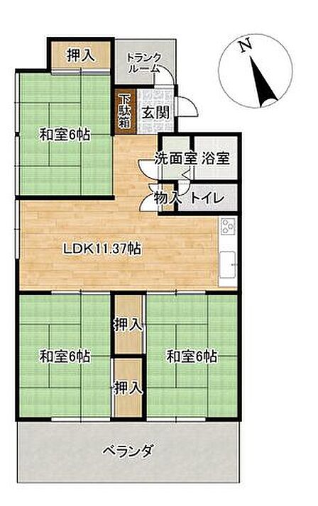 【現況間取り図】