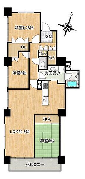 間取りを拡大表示