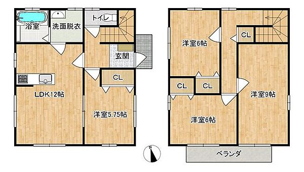 間取りを拡大表示