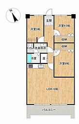 間取図画像 3LDK