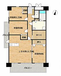 間取図画像 3SLDK