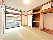 【リフォーム済】1階和室は畳の表替、クロス・襖の張替をおこないました。