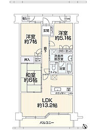 間取図画像 3LDK