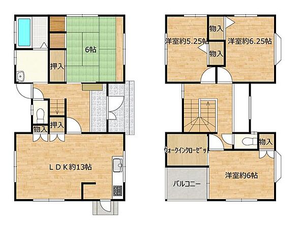 間取りを拡大表示
