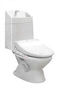 【同仕様写真】トイレはジャニス製の温水洗浄機能付きに新品交換します。直接肌に触れるトイレは新品が嬉しいですよね。節水機能付きなのでお財布にも優しいです。