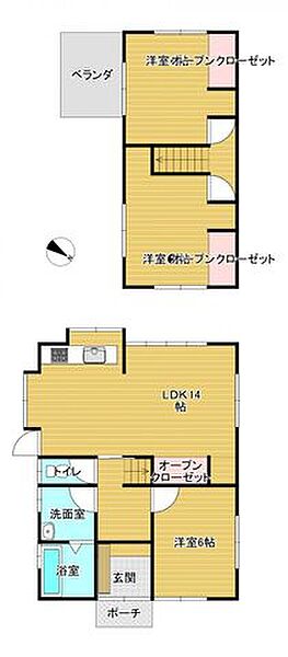 間取りを拡大表示