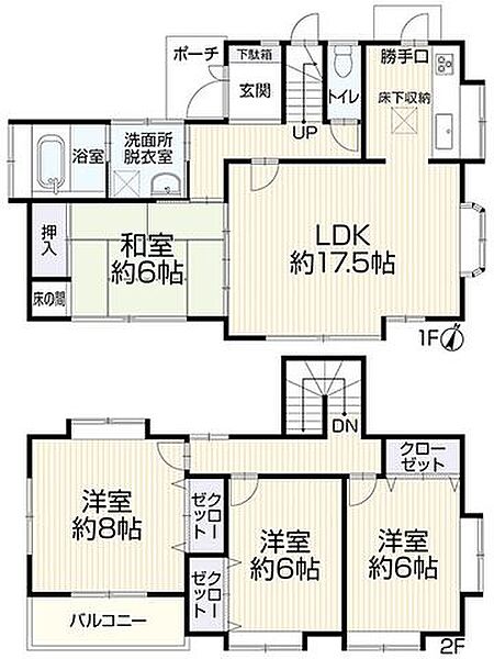 間取りを拡大表示