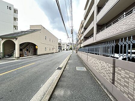 団地外　前面道路