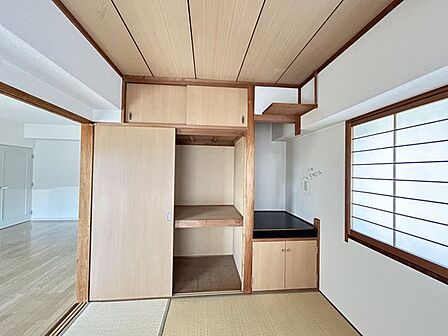 【リフォーム前】収納和室の収納は解体してクローゼットへリフォームします。