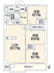 間取図画像 3LDK