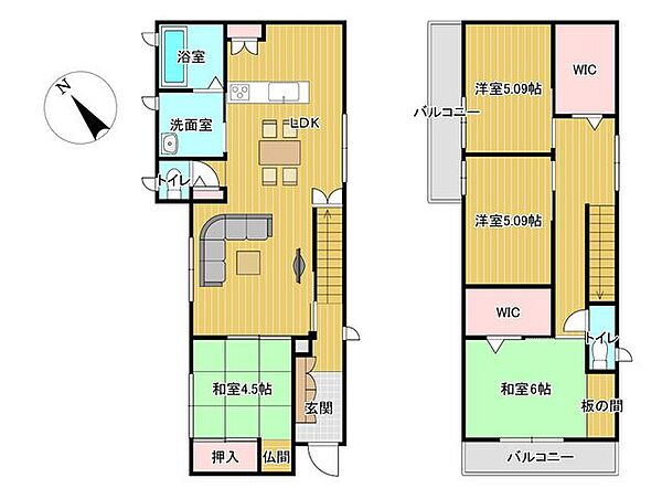 間取りを拡大表示