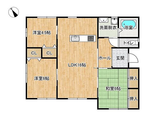 間取りを拡大表示