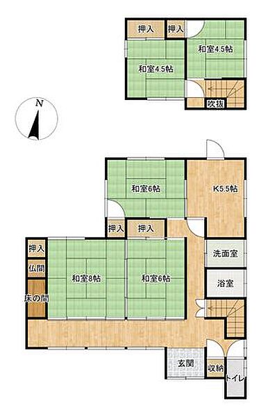 間取りを拡大表示
