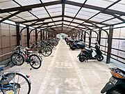 【共用部分】自転車及びバイク置き場です。