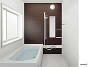 【同仕様画像】（変更の可能性あり）ユニットバスはハウステック製の新品に交換します。浴槽は大人も足を伸ばしてゆったり浸かれる広さです。