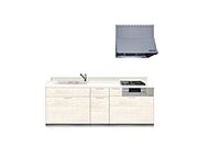 【同仕様写真】キッチンは永大産業製のシステムキッチンに新品交換予定です。部屋の雰囲気に合わせて扉色はシルクグレーを採用しました。横幅も270ｃｍタイプの物なのでキッチンが広々と使えそうですね。