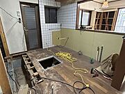 【リフォーム中】キッチンは新品のシステムキッチンに交換予定です。