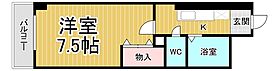 クレール宝塚2  ｜ 兵庫県宝塚市中筋4丁目（賃貸マンション1K・3階・24.90㎡） その2