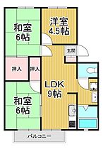 グランドタウン1  ｜ 兵庫県宝塚市安倉中5丁目（賃貸アパート3LDK・2階・51.50㎡） その2