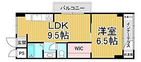 岡村マンション  ｜ 兵庫県伊丹市中野西4丁目（賃貸マンション1LDK・3階・40.50㎡） その2