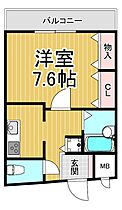 三和建設中山寺ビル  ｜ 兵庫県宝塚市中山寺1丁目（賃貸マンション1K・4階・28.25㎡） その2