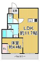 兵庫県宝塚市野上1丁目（賃貸アパート1LDK・1階・36.30㎡） その2