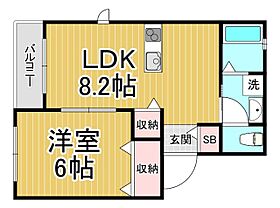 ベルリード宝塚  ｜ 兵庫県宝塚市光明町（賃貸アパート1LDK・1階・33.53㎡） その2